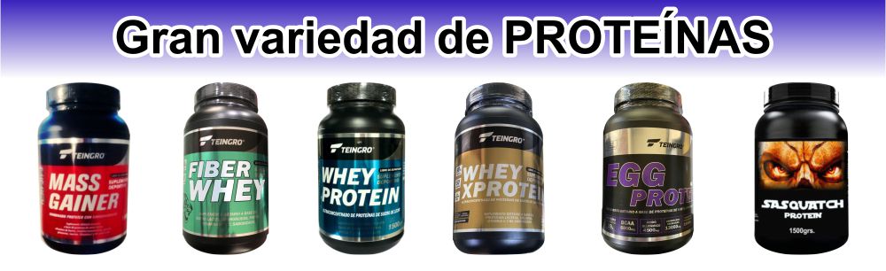variedad de proteinas